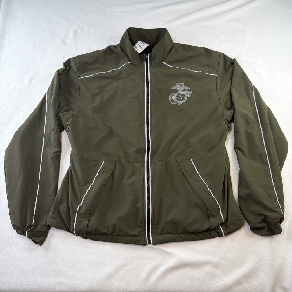 New Balance USMC Marines Running Suit Jacket Mens Large USA Made Military